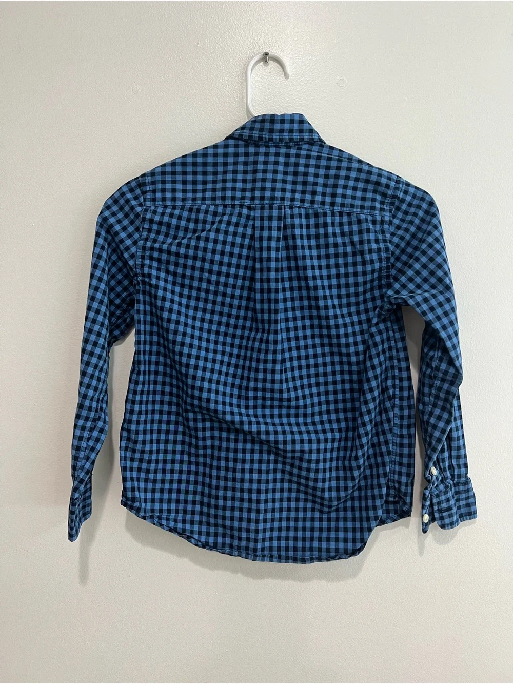 Ralph Lauren Blue and Black Gingham Button-Down Shirt